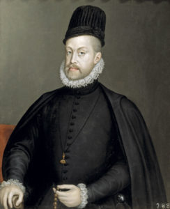 Retrato de Felipe II. Sofonisba Anguissola. Museo del Prado, Madrid.