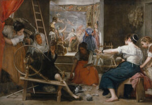 Velázquez pinturas, La fábula de Aracne, oleo sobre lienzo