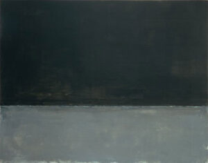 Mark Rothko: Negro sobre gris (1969) óleo sobre lienzo, Tate, Londres.