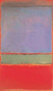 Mark Rothko: Negro sobre gris (1969) óleo sobre lienzo, Tate, Londres.