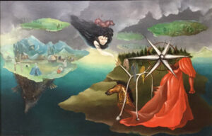 Leonora Carrington: Artes 110 (1942) óleo sobre lienzo.