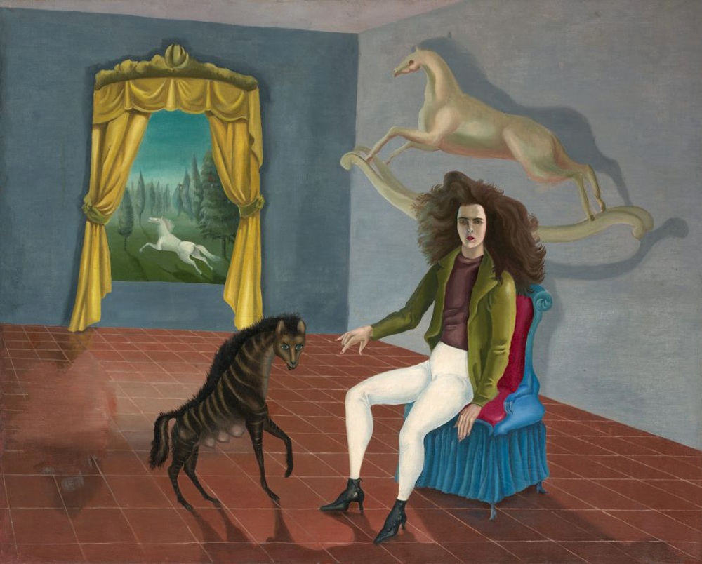 Leonora Carrington: Autorretrato (1937) óleo sobre lienzo.