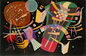 Wassily Kandinsky: Composición X (1939) óleo sobre lienzo, Kunstsammlung Nordrhein-Westfalen, Düsseldorf.