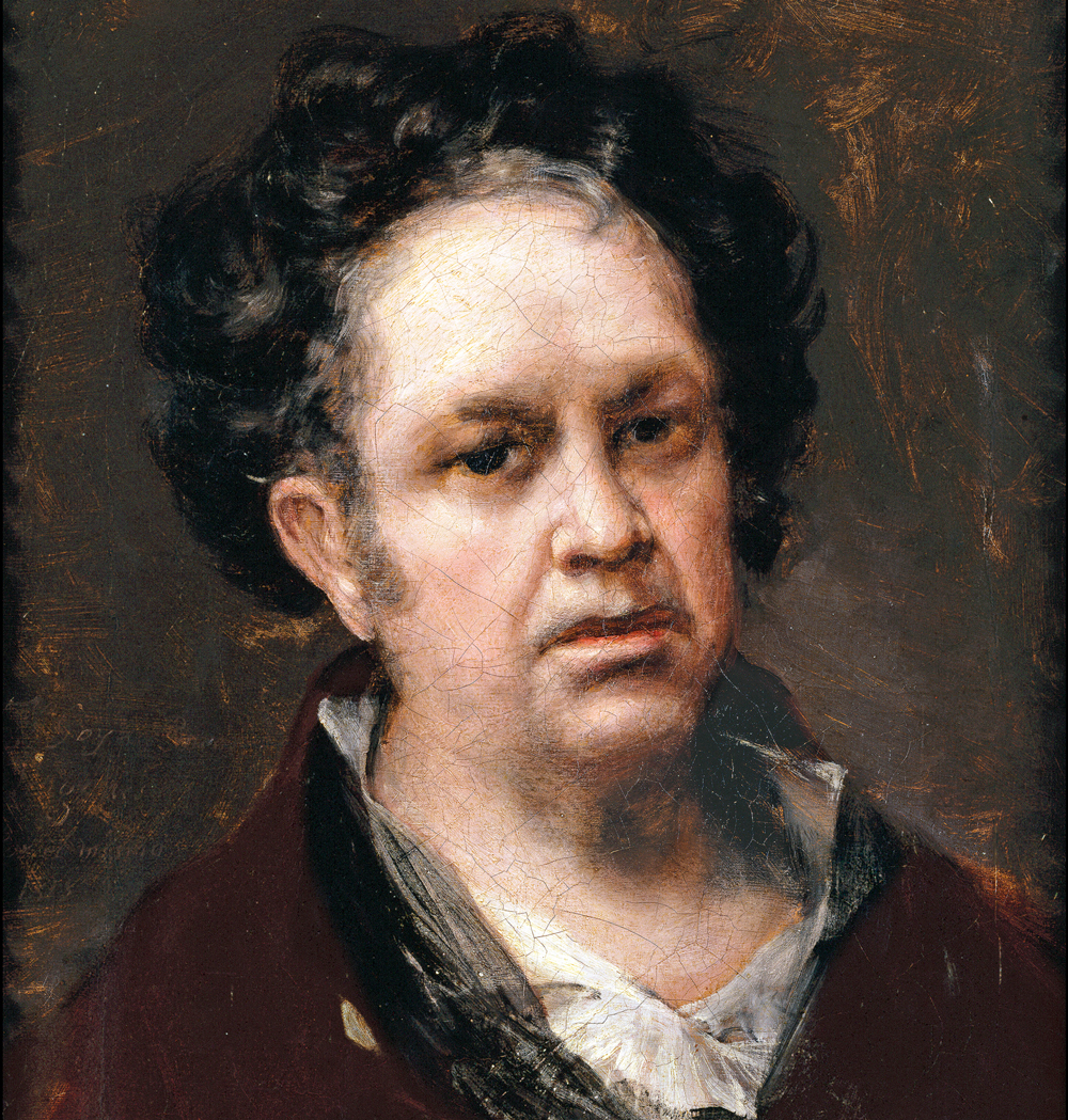 Francisco de Goya: Autorretrato (1815), óleo sobre lienzo ,Museo del Prado, Madrid.