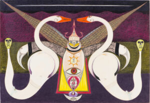 Friedrich Schröder: La danza de los títeres del cisne (1959) Colección privada.