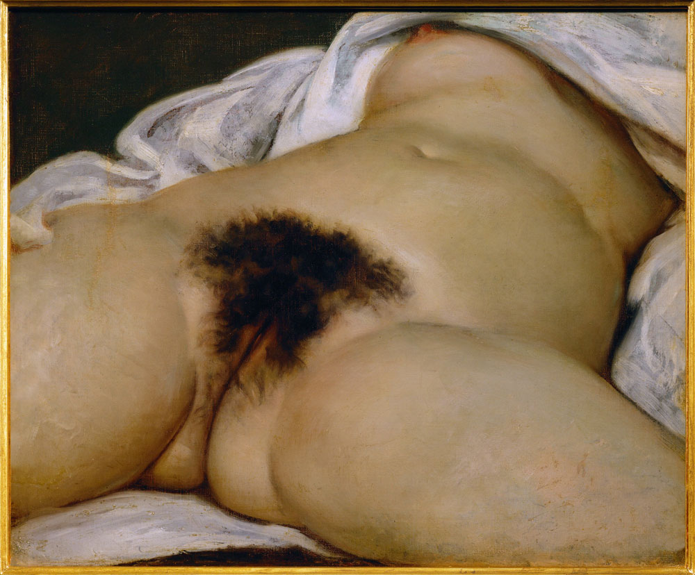 Gustave Courbet: El origen del mundo (1866) óleo sobre lienzo, Museo de Orsay, Paris.