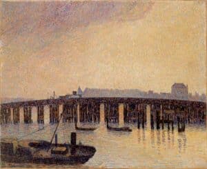 El Viejo Puente de Chelsea, Londres (1890) óleo sobre lienzo Smith College Museum of Arts.