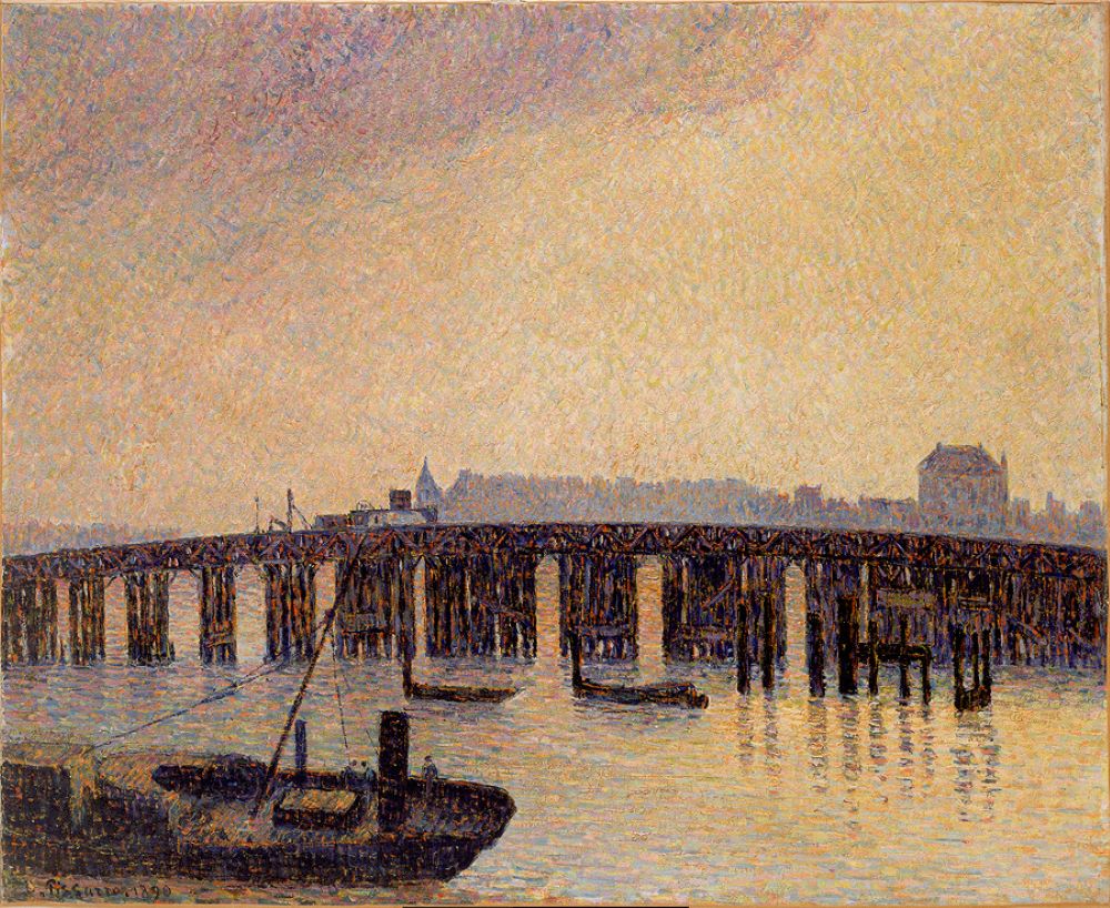 El Viejo Puente de Chelsea, Londres (1890) óleo sobre lienzo Smith College Museum of Arts.