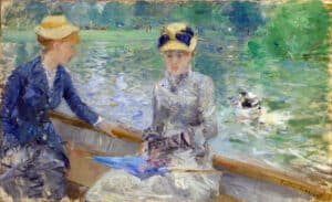 Berthe Morisot: Día de verano (1879) óleo sobre tela, National Gallery, Londres.